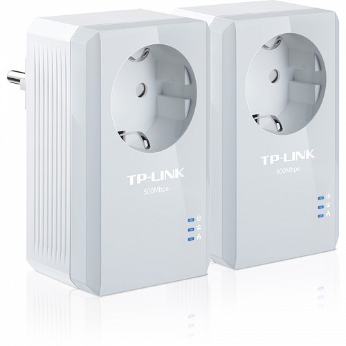 TP-Link 500Mbps AV600 Passthrough Powerline KIT TL-PA4010PKIT v5.0
