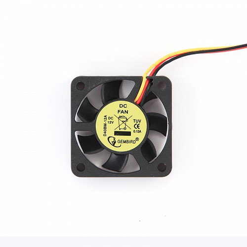 Gembird 40x40x10mm ball bearing DC fan 12V 70mm cable D40BM-12A