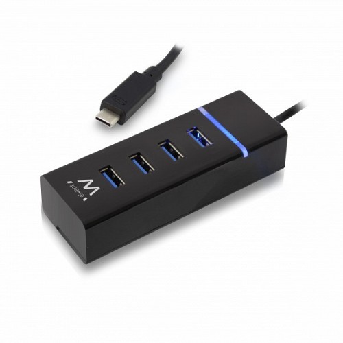 Ewent EW1137 4-Port USB 3.1 Gen1 (USB 3.0) Hub Type-C
