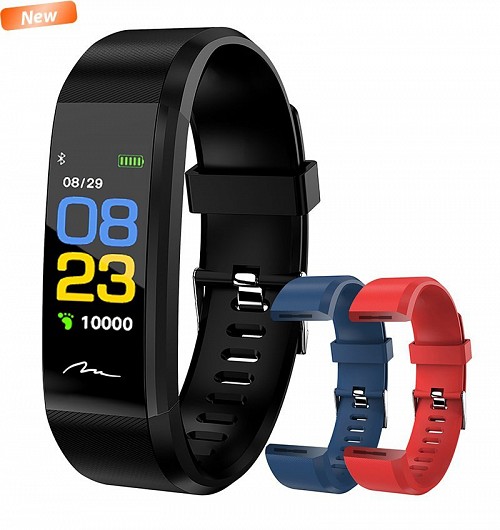 Media-Tech ΣΕΤ ΛΟΥΡΑΚΙΑ (Straps) ΓΙΑ ACTIVE-BAND MT859 (Red/Blue/Black)
