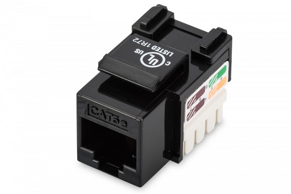 Digitus Keystone CAT5e UTP Μαύρο DN-93501