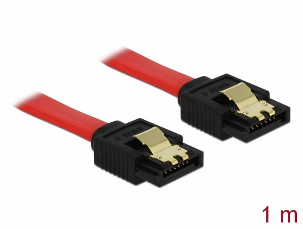 DELOCK Sata Cable Data 6.0 Gbit/S 1M 82679