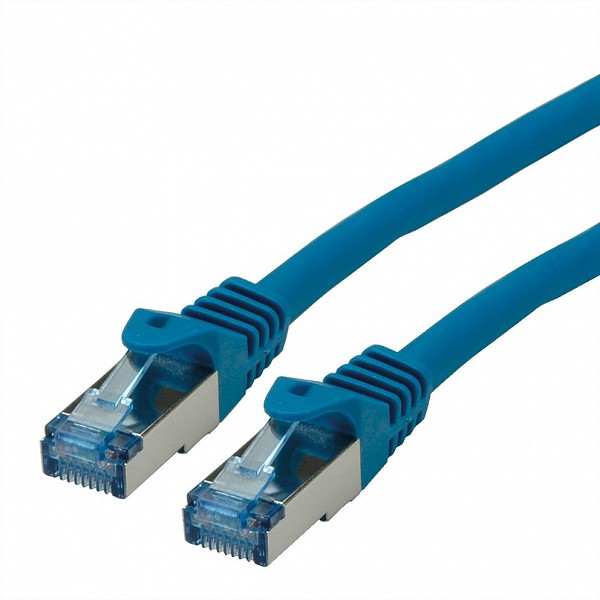 Roline SFTP 0.3m Cat6a Μπλέ component level LSOH 21.15.2974