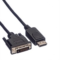ROLINE DisplayPort Cable, DP-DVI (24+1), M/M, black, 3 m - 11.04.5611
