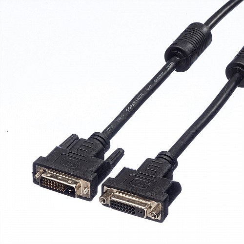 VALUE Monitor DVI Cable, DVI (24+1), Dual Link, M/F, 3 m - 11.99.5564