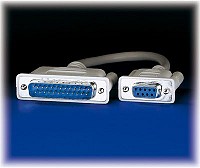 ROLINE Modem Cable, DB9 F - DB25 M, 3 m - 11.01.4530