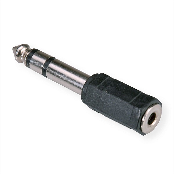 ROLINE Stereo Adapter 6.35 mm Male - 3.5 mm Female - 11.09.4444