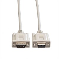 ROLINE RS232 Cable, DB9 M - F, 3 m - 11.01.6230