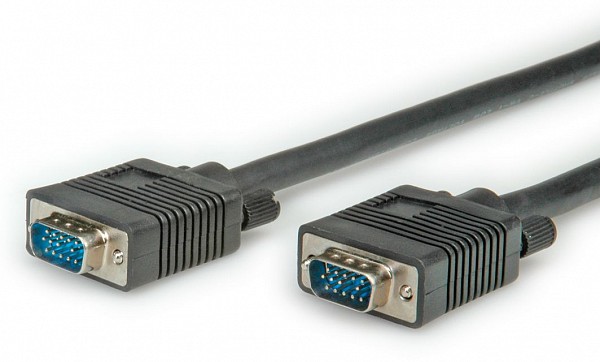 SVGA Cable, HD15 M - HD15 M, black, 10 m - S3605