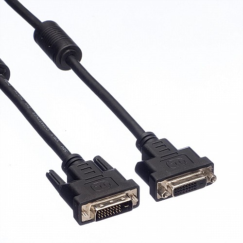 VALUE Monitor DVI Cable, DVI (24+1), Dual Link, M/F, 3 m - 11.99.5564