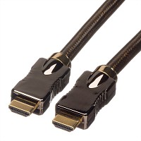 ROLINE HDMI Ultra HD Cable + Ethernet M/M black 3m 4K@60Hz - 11.04.5682