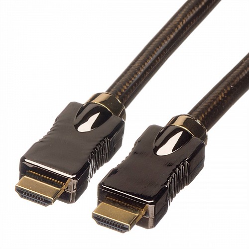 ROLINE HDMI Ultra HD Cable + Ethernet M/M black 3m 4K@60Hz - 11.04.5682