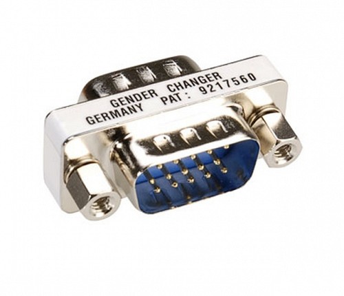 ROLINE Mini Gender Changer, 15-pin HD M - M - 12.03.2016
