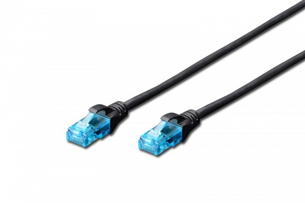 Digitus Utp 5M Cat5E Μάυρο DK-1512-050/BL