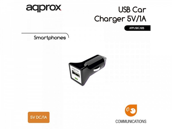 APPROX Charging Adapter Car 1 X Usb 1A USBCARB