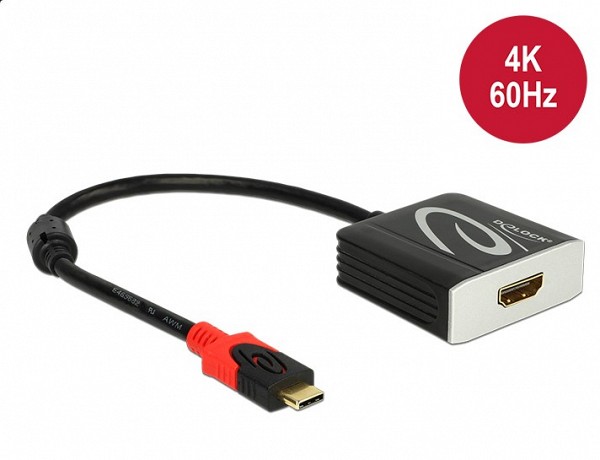 DELOCK Adapter Usb Type-C Male To Hdmi/F 4K 60 Hz