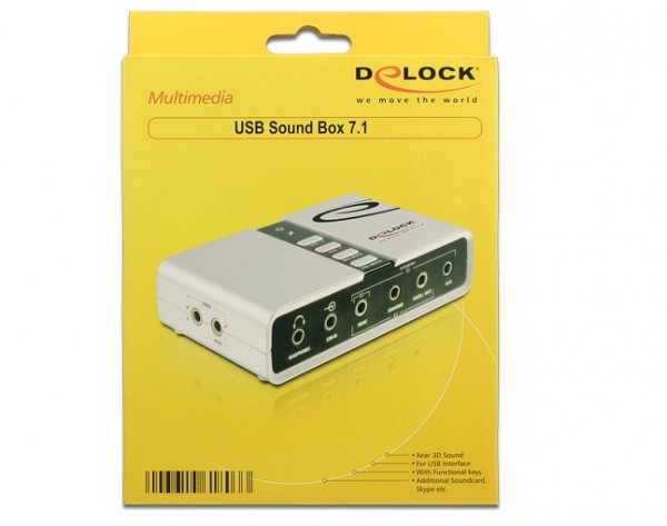 DELOCK Usb Soundbox 7.1 61803