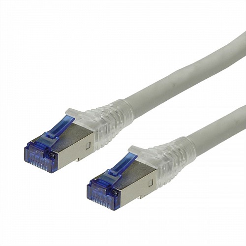 ROLINE S/FTP Patch Cord Cat.6A (Class EA), solid, grey, 50 m - 21.15.0872