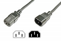 Digitus ΚΑΛΩΔΙΟ ΕΠΕΚΤΑΣΗΣ ΤΡΟΦΟΔΟΣΙΑΣ 5m C13 to C14 AK-440201-050-S