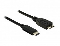 DELOCK USB CABLE Type-C male 10 Gbps (USB 3.1 Gen 2) to USB Micro-B male 1 m 83677
