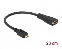 DELOCK ADAPTER HDMI F ΣΕ MICRO D MALE 23 cm 65391