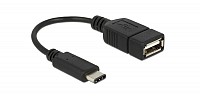 DELOCK ADAPTER USB Type-C male to USB 2.0 A female 15 cm 65579