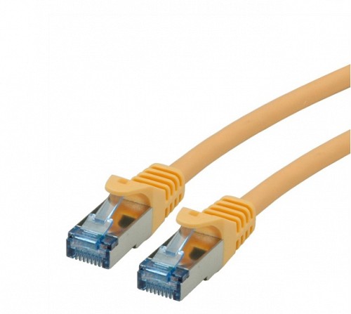 Roline SFTP 15m Cat6a Κίτρινο component level LSOH 21.15.1938/2828