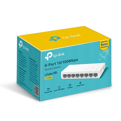TP-Link 8-Port 10/100Mbps Desktop Switch LS1008 v2