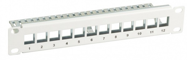 EFB KEYSTONE PATCHPANEL 10 - 12 PORT με στήριγμα RAL9005 691826TS