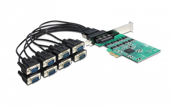 DELOCK PCI EXPRESS SERIAL 8 PORT+ LOW PROFILE 89336