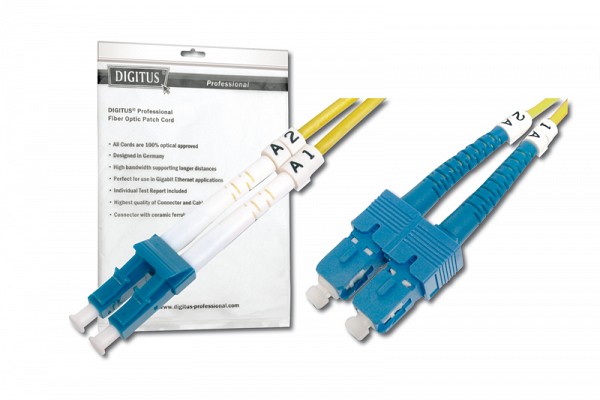 Digitus F/O LC-SC 2m 9/125 SINGLEMODE LSZH DK-2932-02