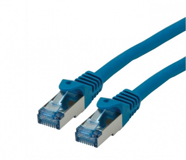 Roline SFTP 10m Cat6a Μπλε component level LSOH 21.15.1957/2847