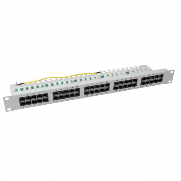 EFB PATCHPANEL ΤΗΛΕΦΩΝΙΚΟ 50 PORT CAT3 ISDN ΓΚΡΙΖΟ 37595.2