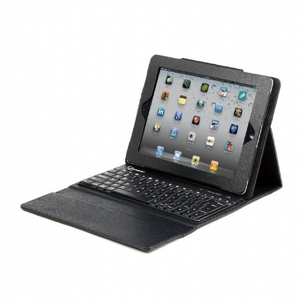 Gembird Δερμάτινη Θήκη με πληκτρολόγιο iPad US Layout TA-KBT97-001
